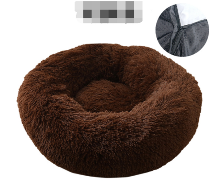 Pet Dog Bed Comfortable Donut Cuddler